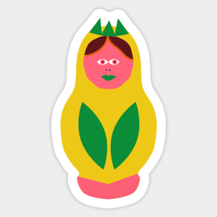 Lemon Matrioska Sticker